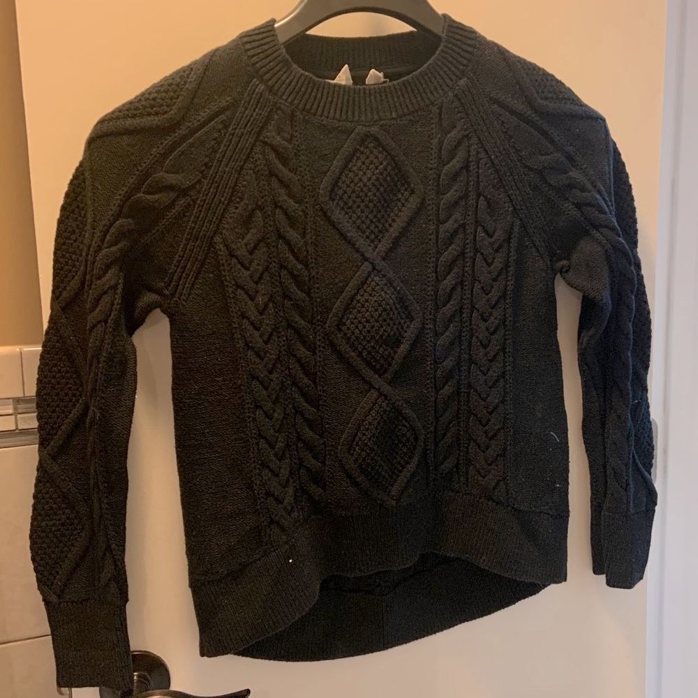 GAP black knitted sweatshirt